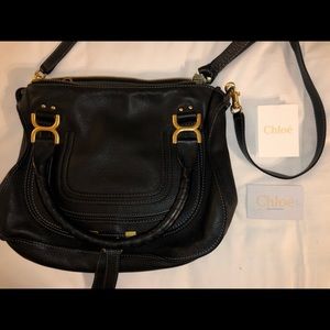 Authentic Chloe Medium Marcie Leather Satchel